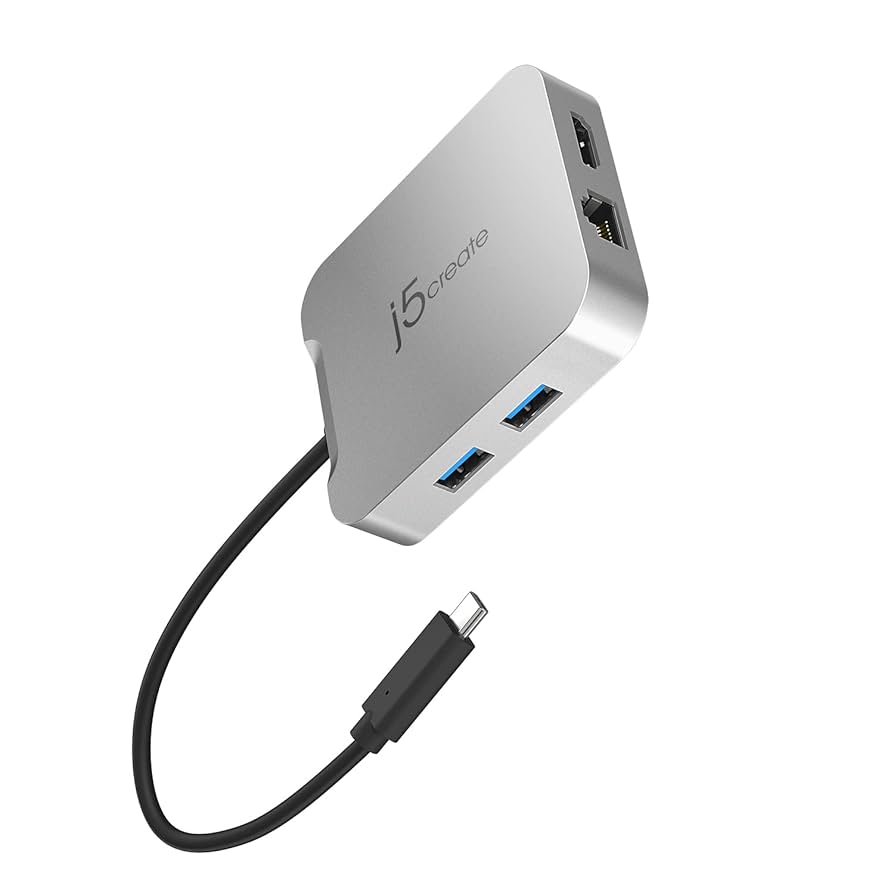 Amazon.com: j5create USB C Hub - 4K 60Hz HDMI, 100W PD, 2 x